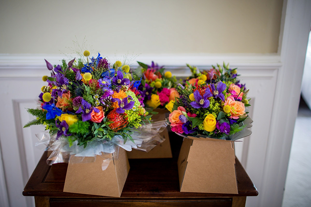 maggie sottero colourful summer wedding 7 1