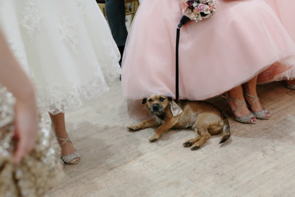 A Tea-Length Dress and Felt Flowers for a Handmade Humanist Wedding