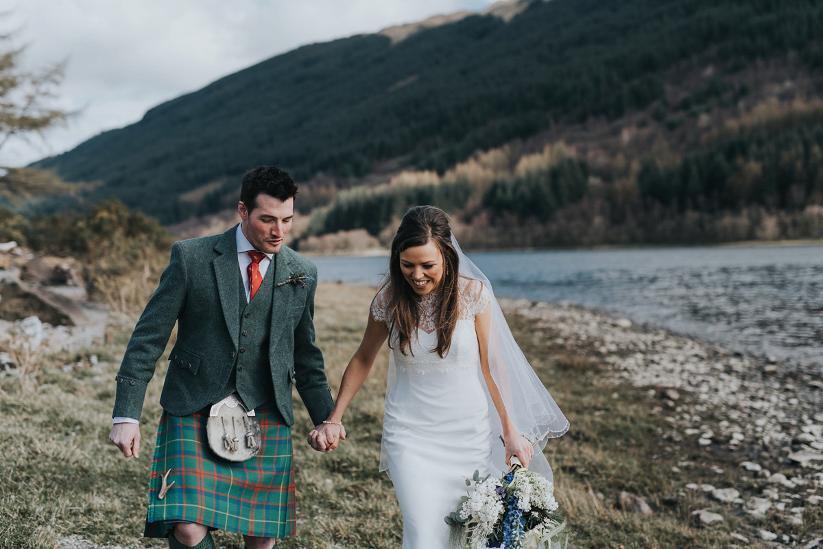 sassi holford scottish loch wedding 28 1