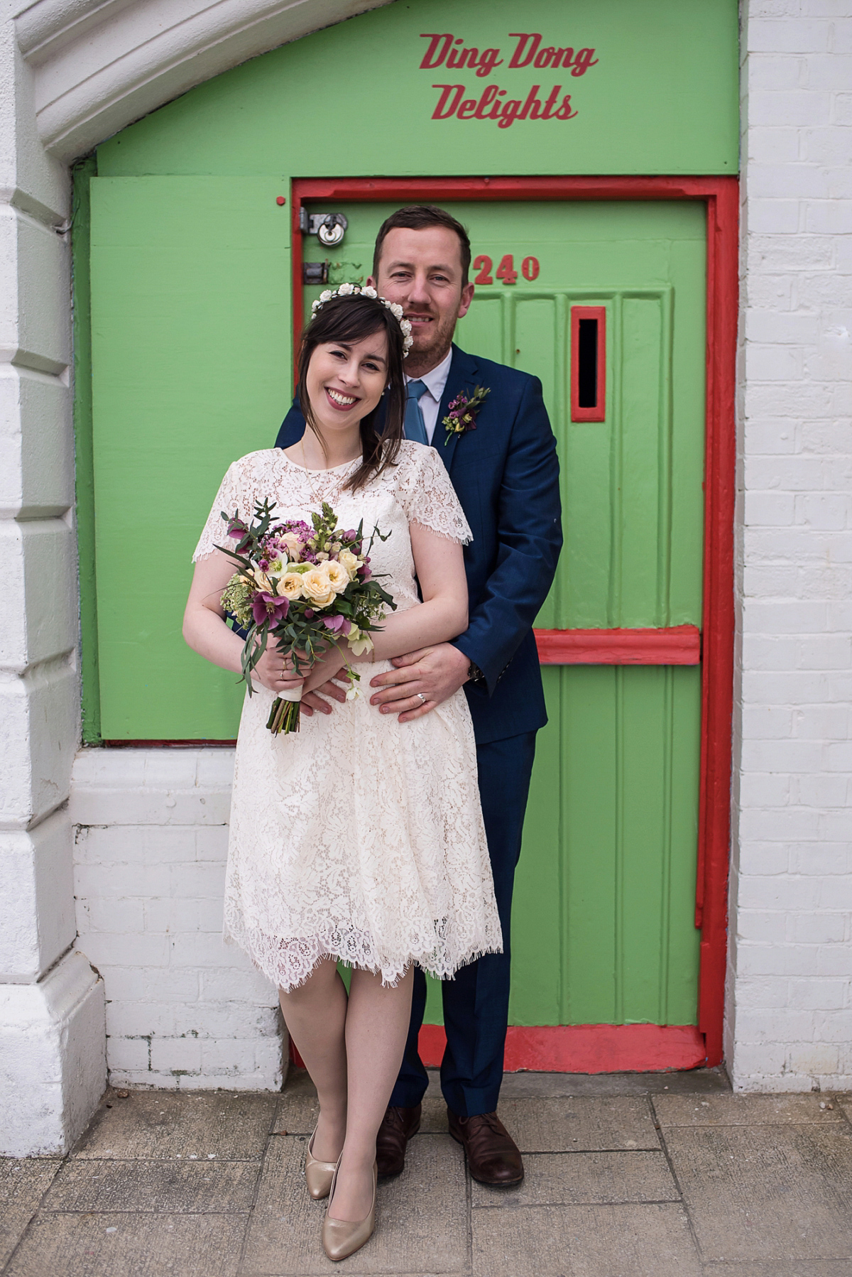 short dress brighton wedding 46 1