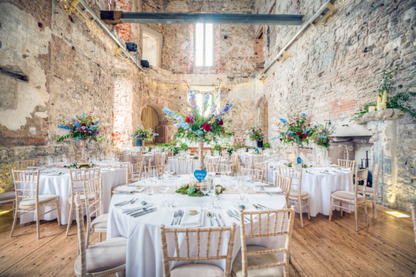 A Bohemian Luxe and Flower-Filled Wedding at Lulworth Castle