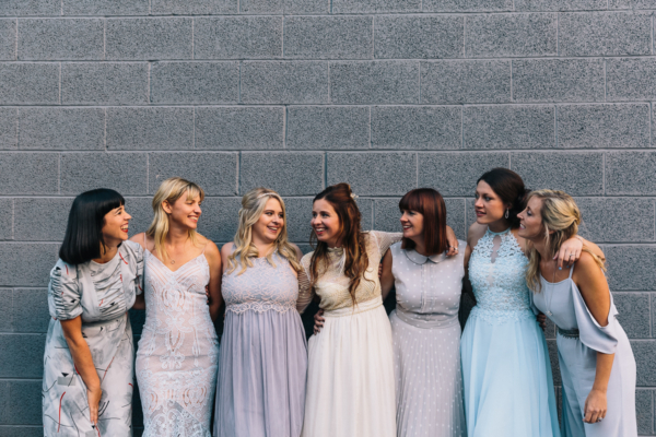 A Quirky Cool Botanical Gardens Wedding and Warehouse Reception