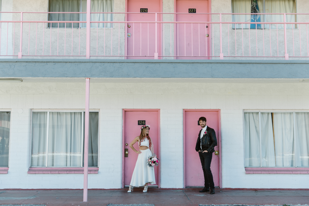 A non-elopement in Vegas. How one bride married herself.