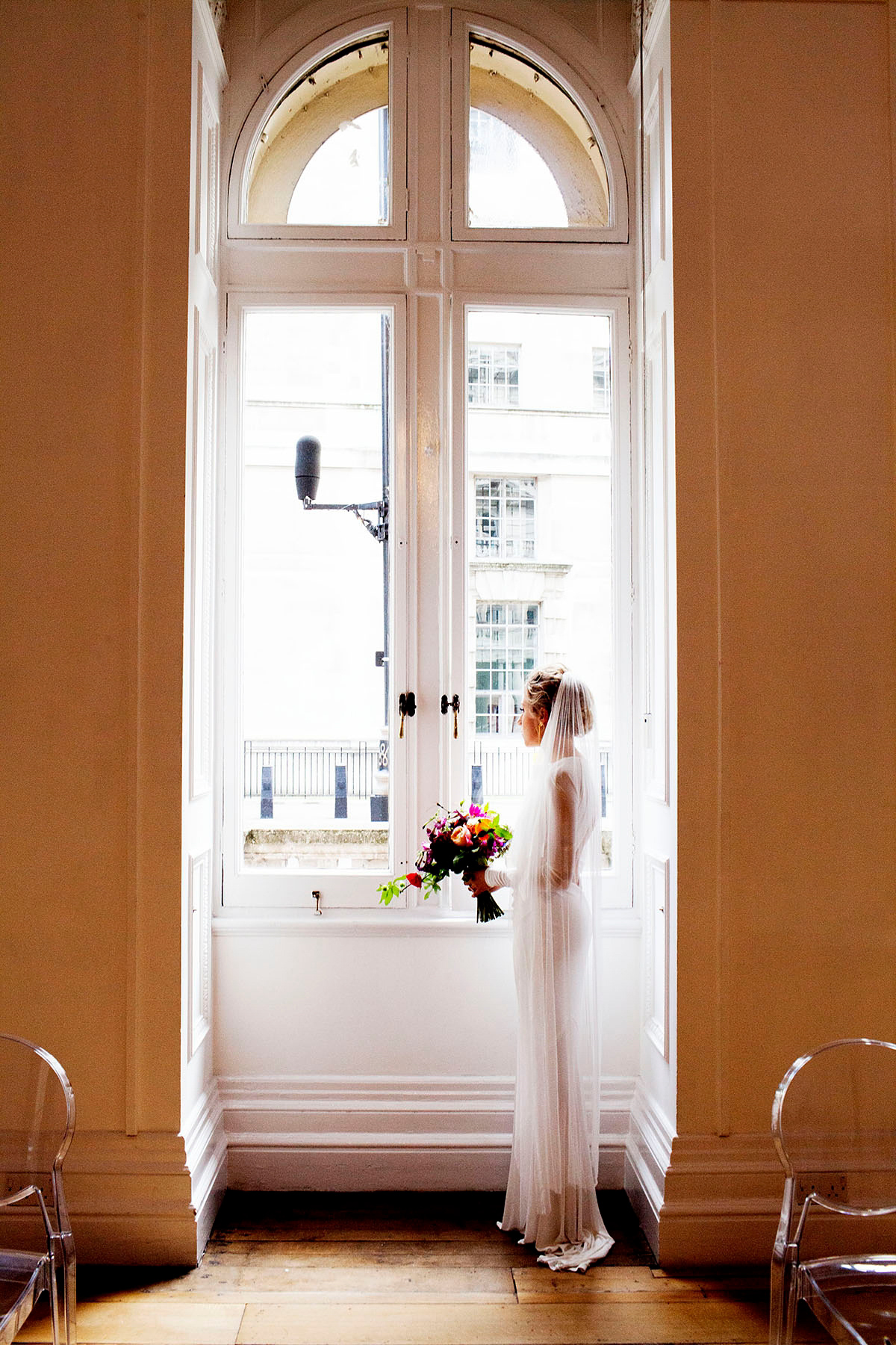 A Sophia Kokosalaki Gown and Maids in Monochrome for a Modern, Contemporary Wedding 13 Sophia Kokosalaki wedding dress 25 1