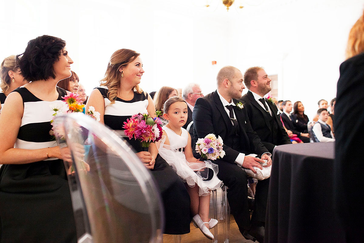 A Sophia Kokosalaki Gown and Maids in Monochrome for a Modern, Contemporary Wedding 8 Sophia Kokosalaki wedding dress 31 1
