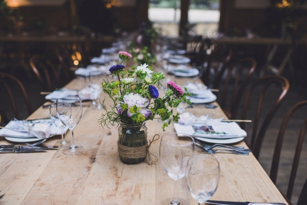 An Alan Hannah Dress For A Rustic Wedding At Cripps Barn