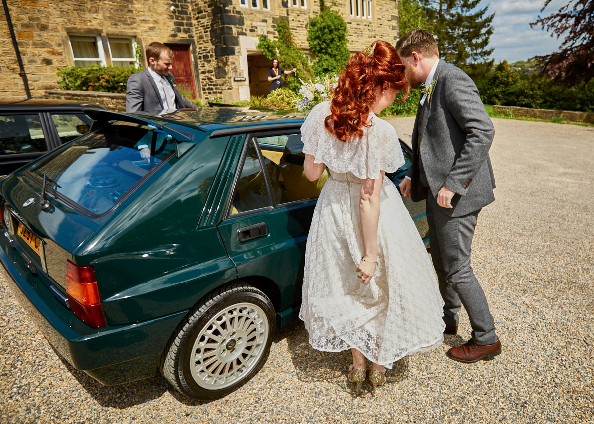 bargain vintage wedding dress and cape 12 1