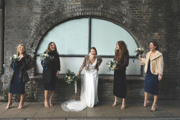 A Delphine Manivet Gown For An Après-Ski Inspired Winter’s Day Wedding