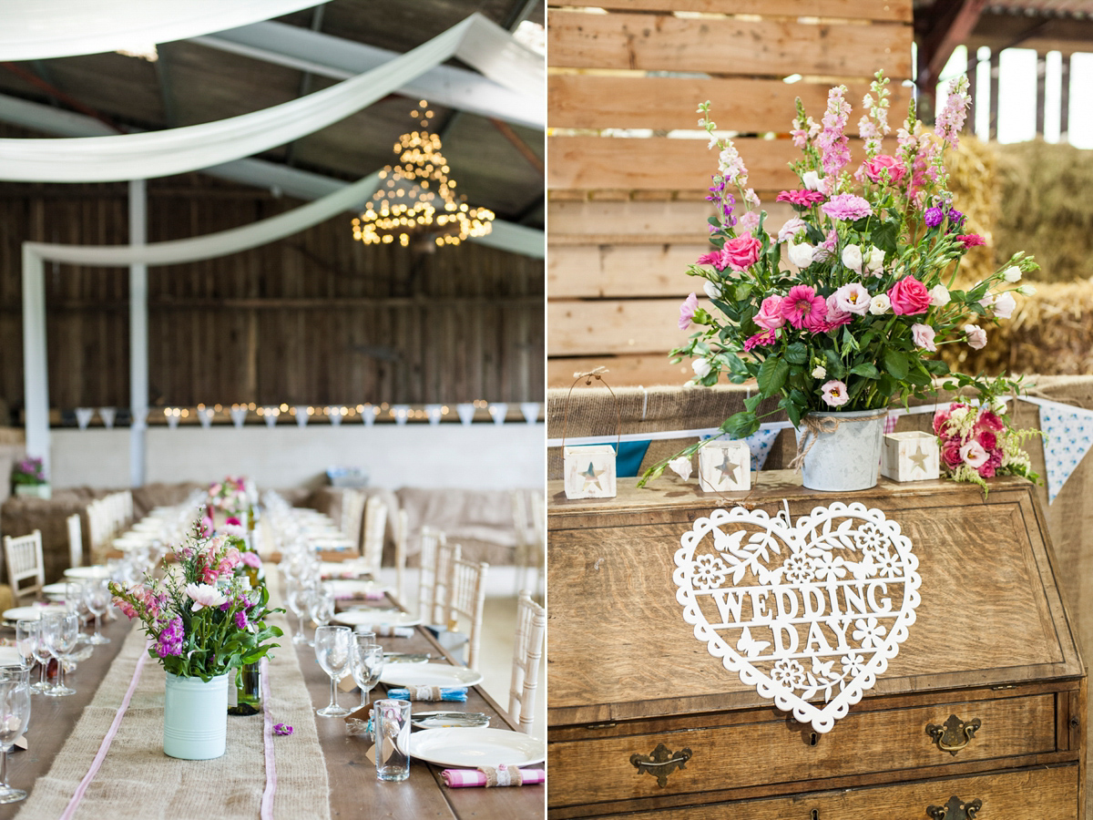 jesus peiro pretty pastel barn wedding 29 1 - A Jesus Peiro Gown and Pastel Pink Blooms for a Handmade and DIY Barn Wedding jesus peiro pretty pastel barn wedding 29 1