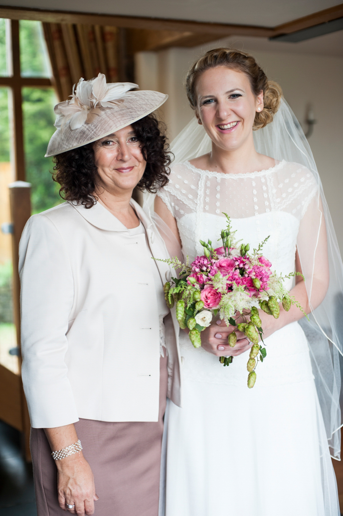 jesus peiro pretty pastel barn wedding 8 1 - A Jesus Peiro Gown and Pastel Pink Blooms for a Handmade and DIY Barn Wedding jesus peiro pretty pastel barn wedding 8 1