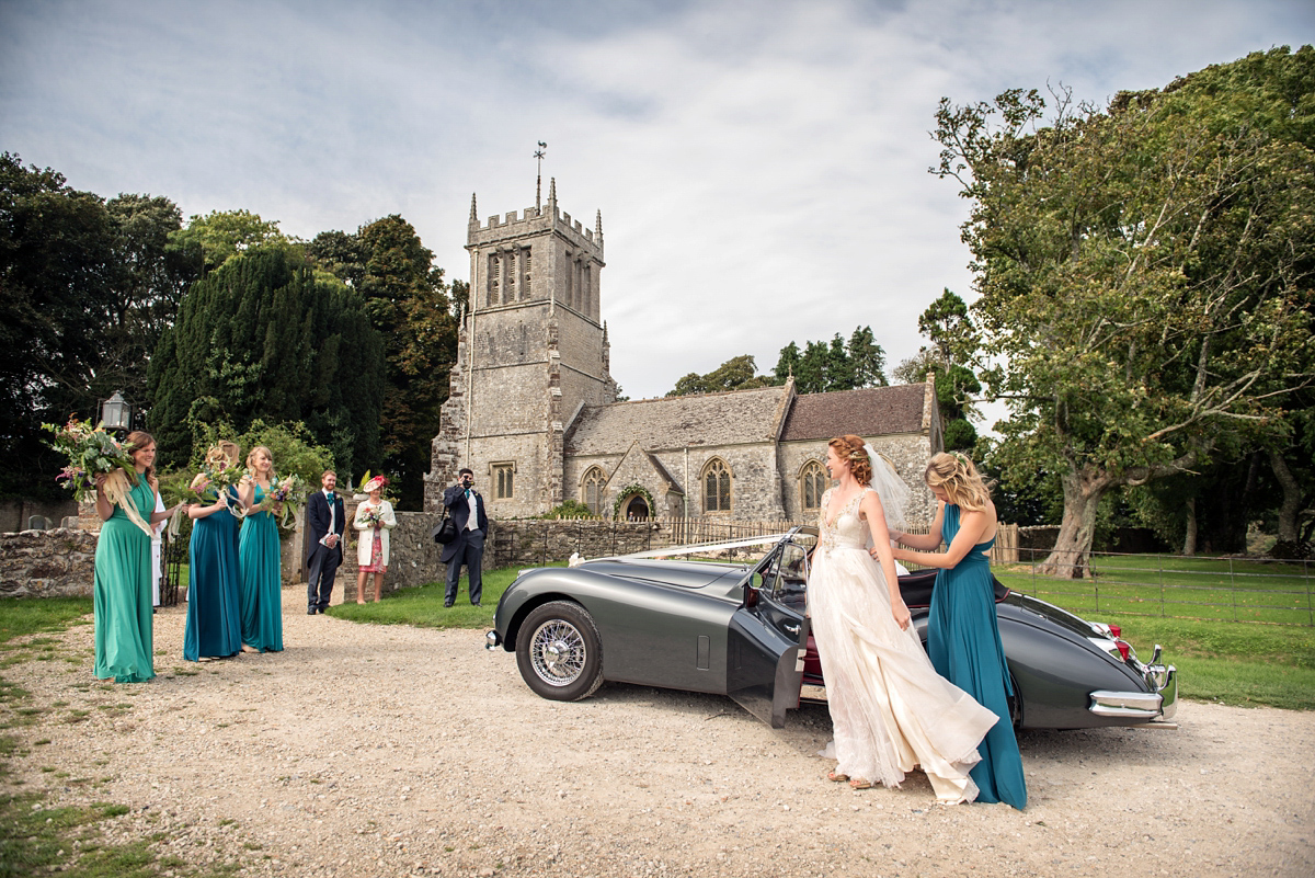 lulworth castle bohemian wedding 10 1