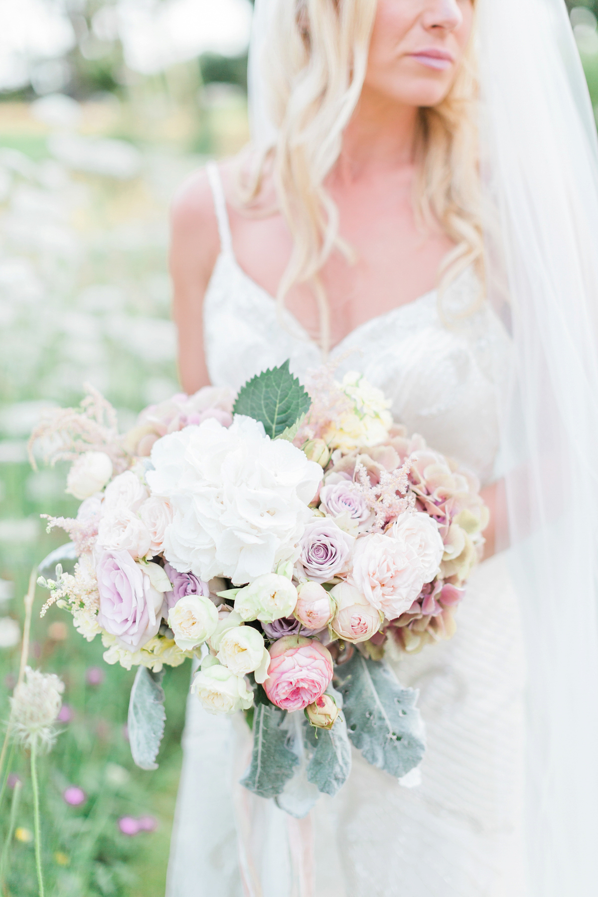 Maggie Sottero for a Relaxed and Romantic Day in Shades of Cream and ...