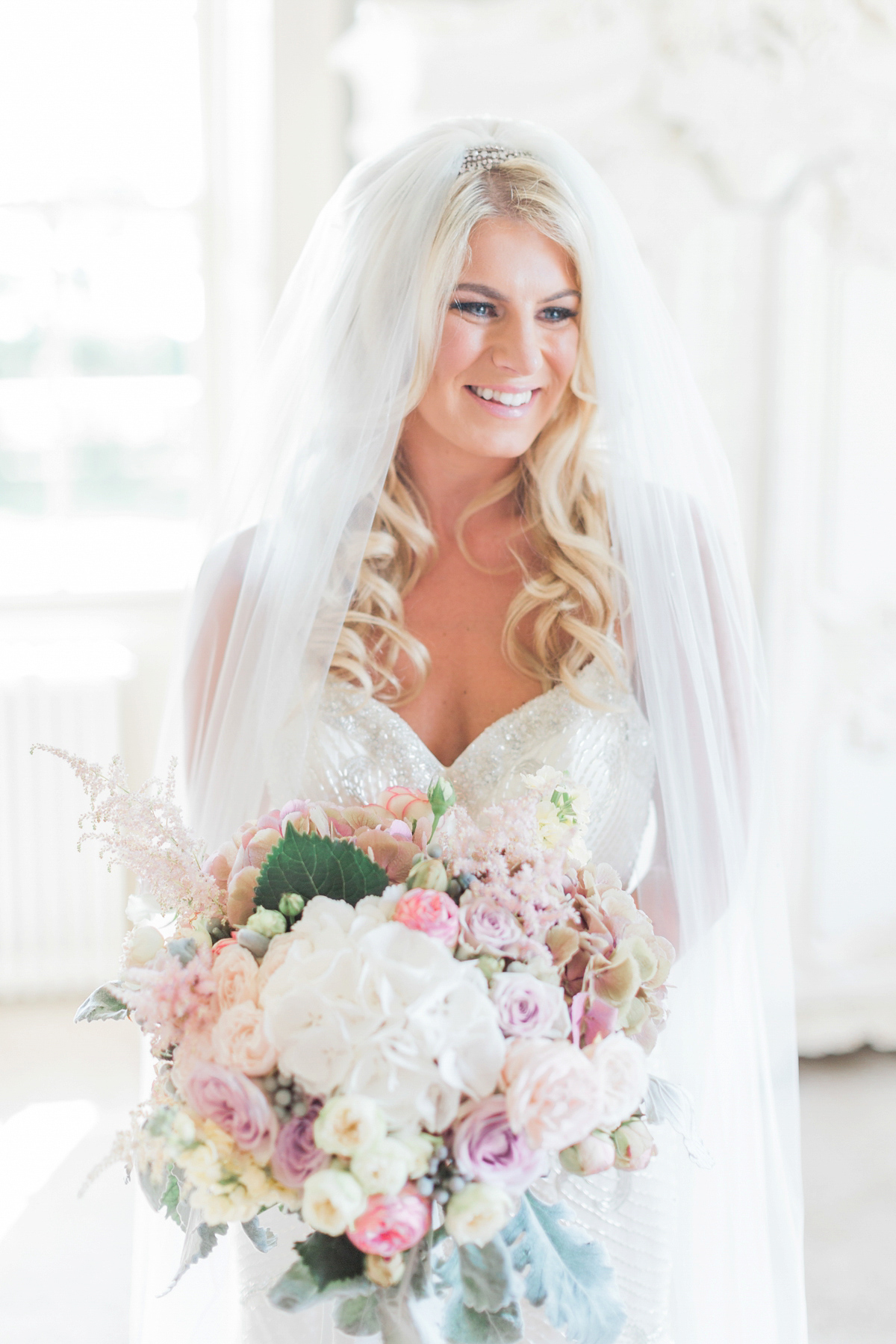 maggie sottero beach bride northumberland coast wedding 18 1