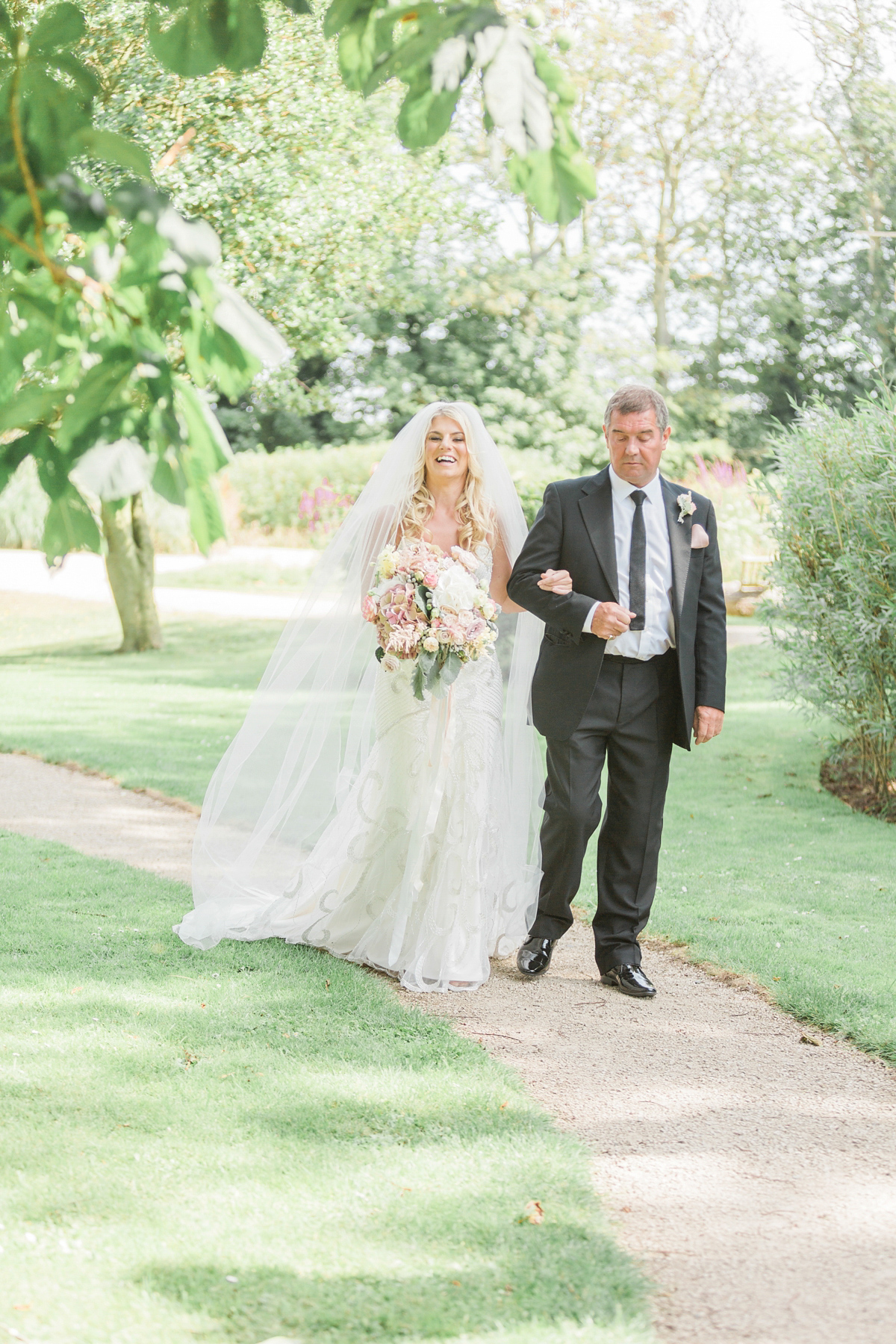 maggie sottero beach bride northumberland coast wedding 32 1