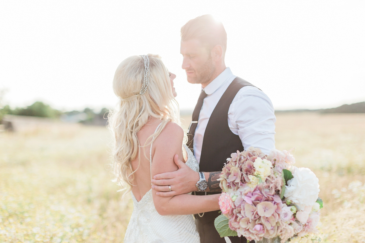 maggie sottero beach bride northumberland coast wedding 44 1