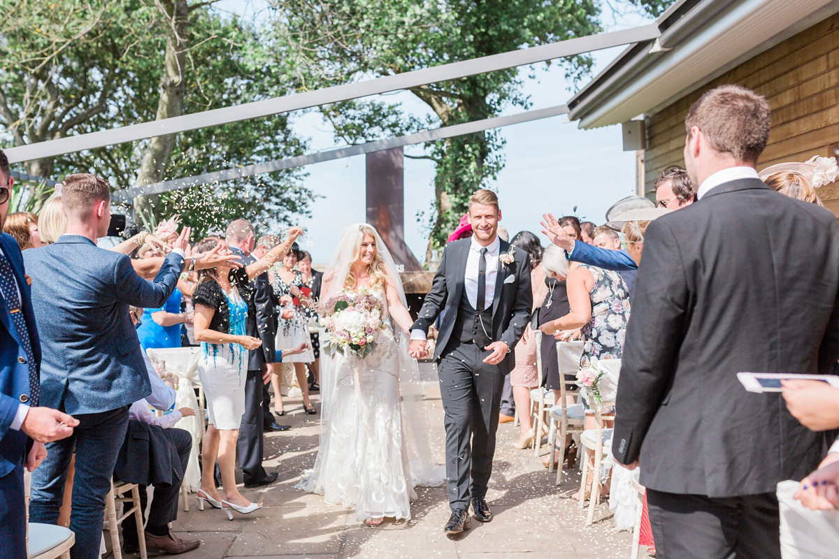 maggie sottero beach bride northumberland coast wedding 8 1