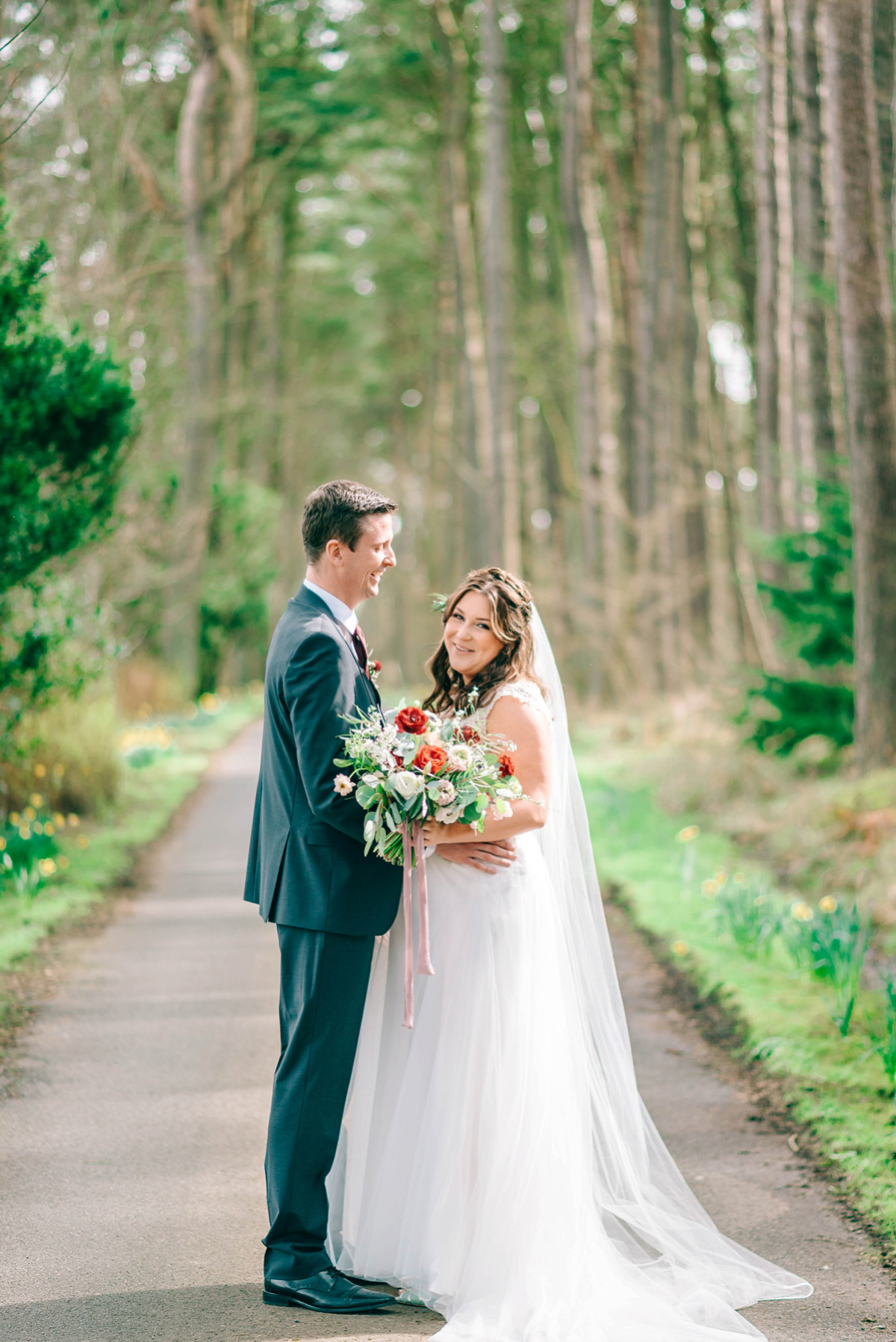 maggie sottero spring northumberland wedding 32 1