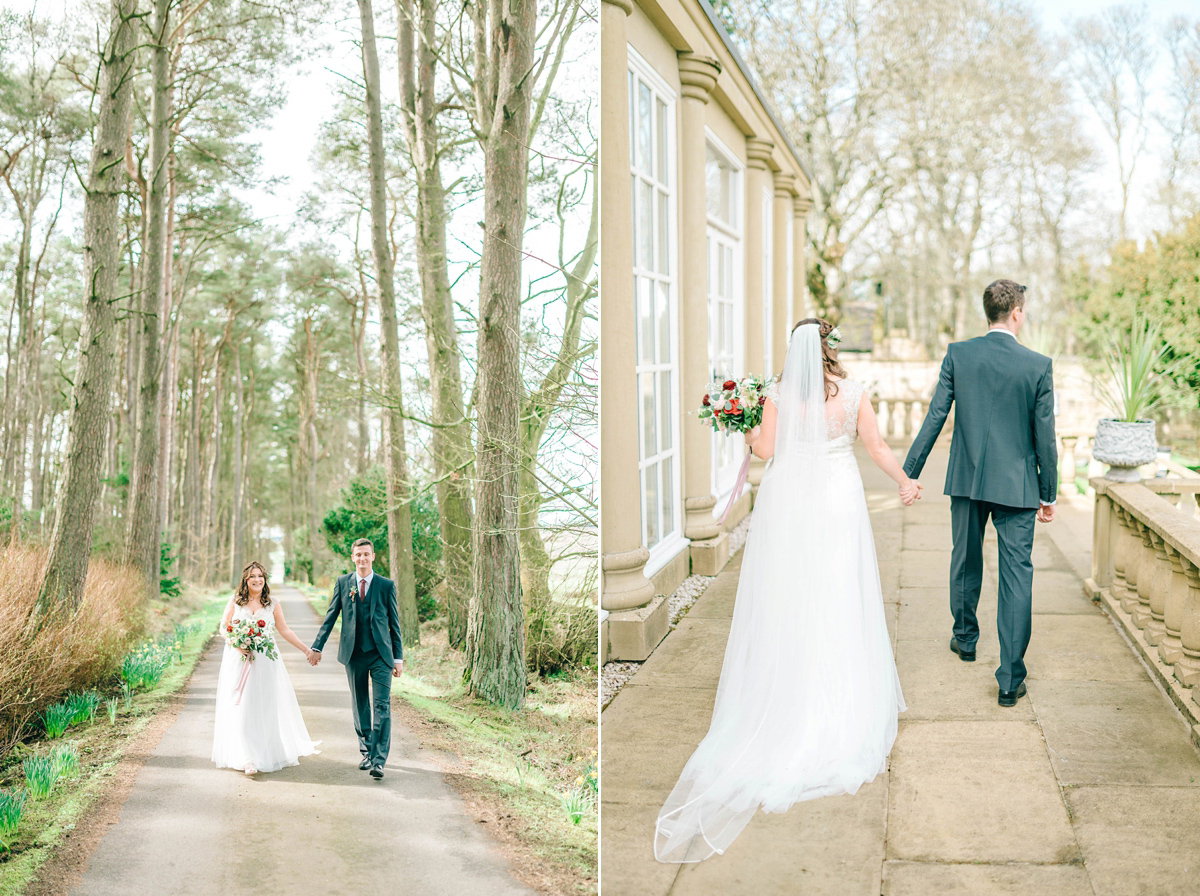 maggie sottero spring northumberland wedding 35 1