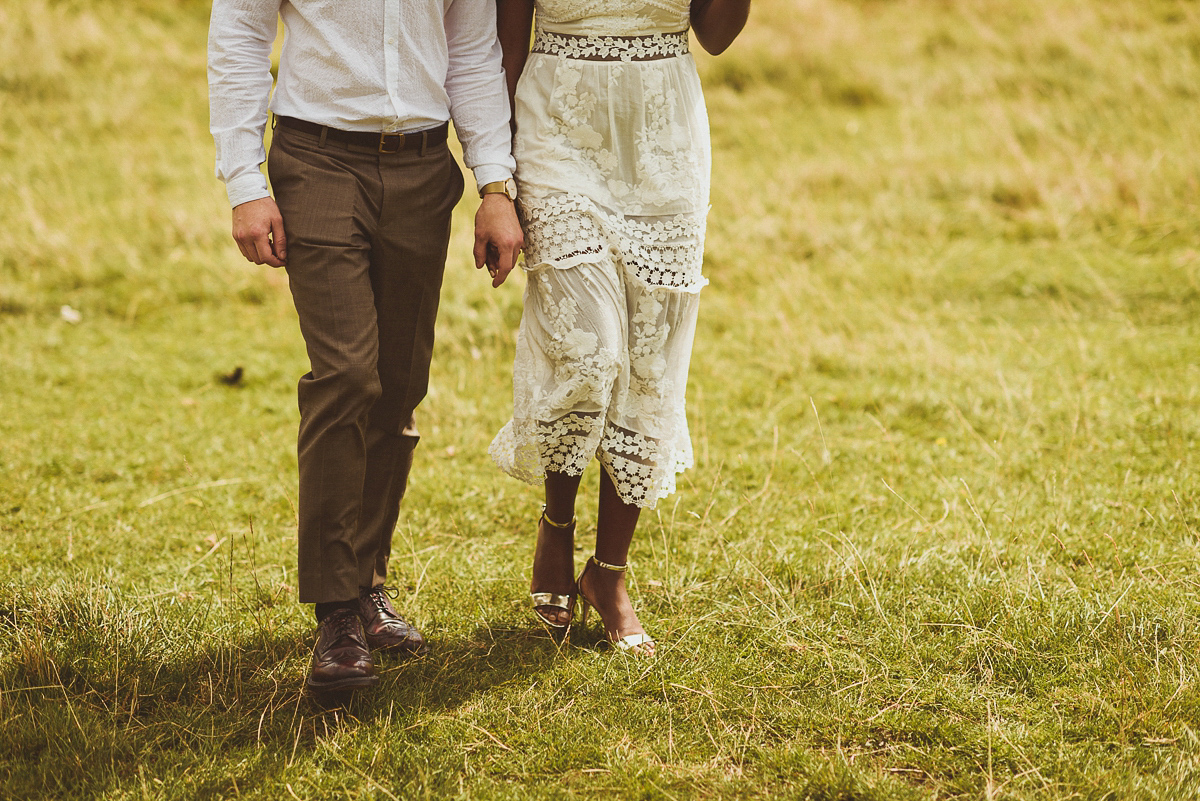 self portrait dress garden wedding cotswolds 17 1