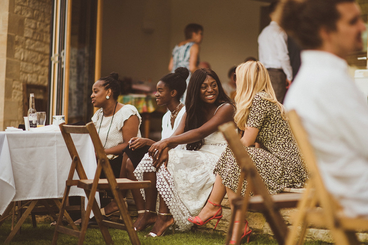 self portrait dress garden wedding cotswolds 36 1