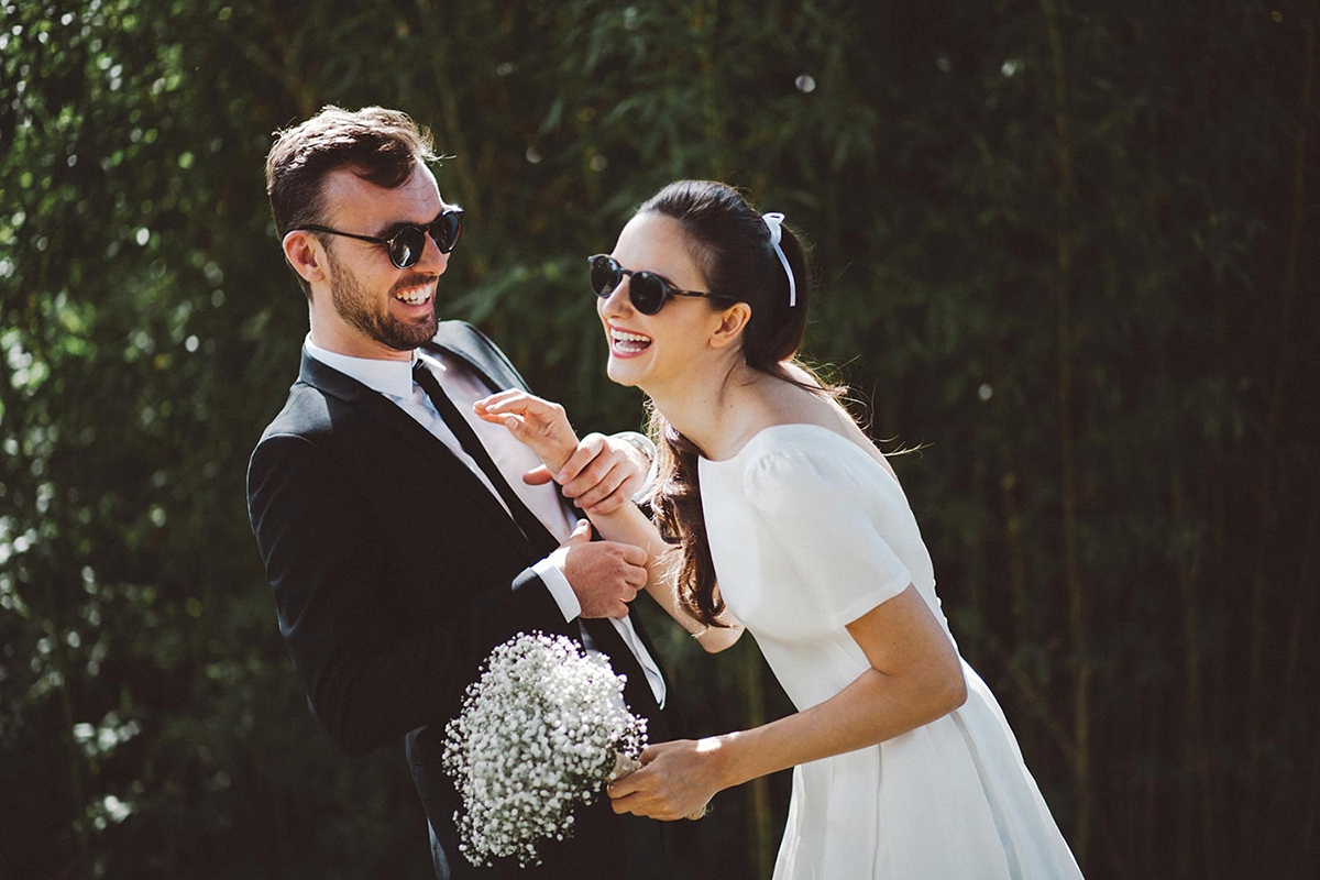 elise hameau bride 10 - Two Dresses For A Chic French Wedding By The Sea elise hameau bride 10
