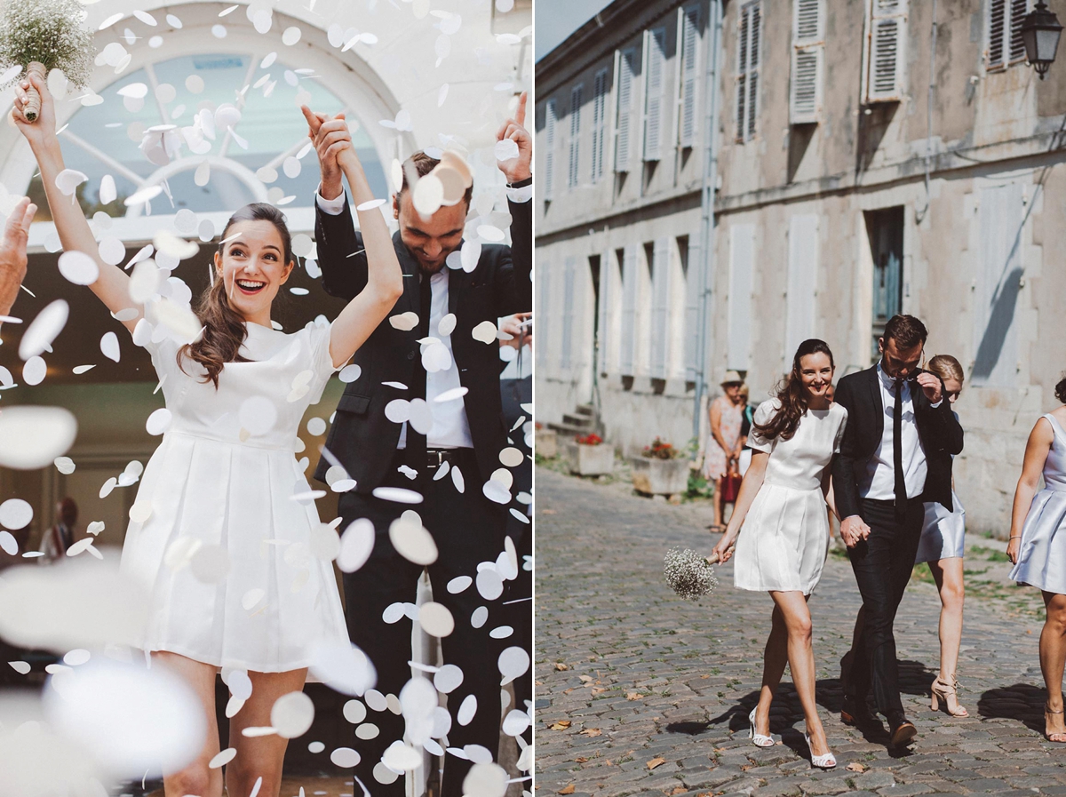 elise hameau bride 16 - Two Dresses For A Chic French Wedding By The Sea elise hameau bride 16