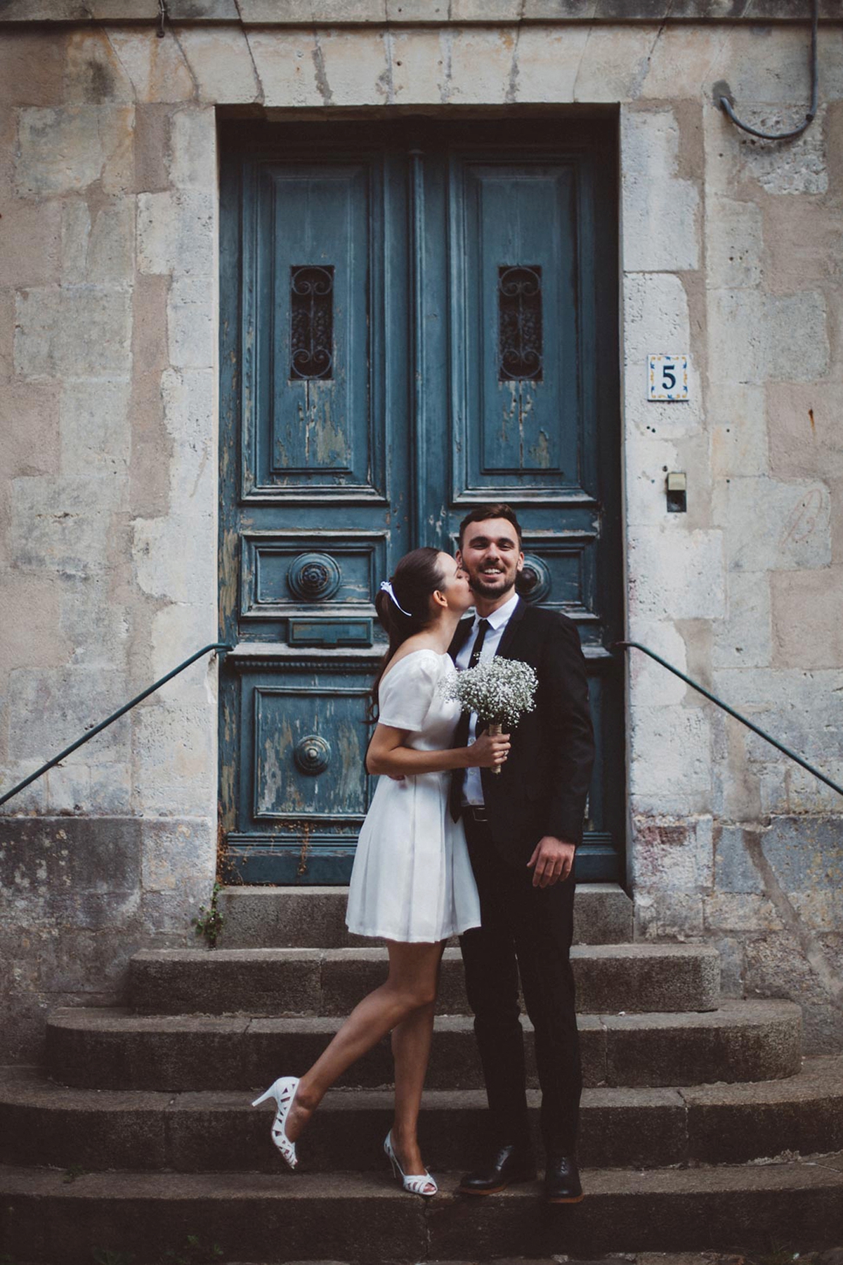 elise hameau bride 19 - Two Dresses For A Chic French Wedding By The Sea elise hameau bride 19