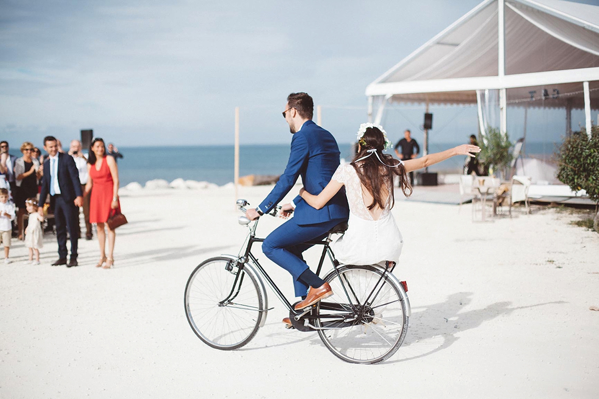 elise hameau bride 38 - Two Dresses For A Chic French Wedding By The Sea elise hameau bride 38