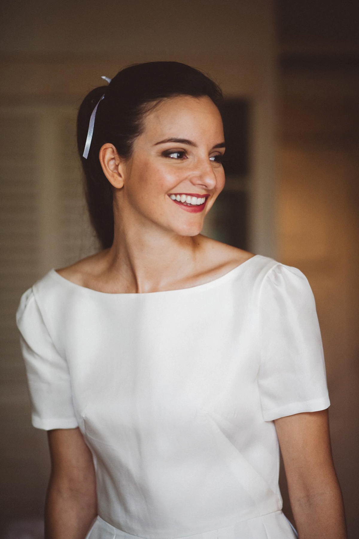 elise hameau bride 4 - Two Dresses For A Chic French Wedding By The Sea elise hameau bride 4