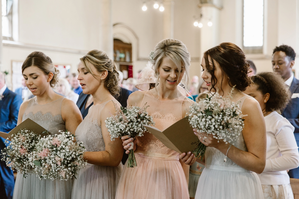 flower crown campervan pastel wedding 14