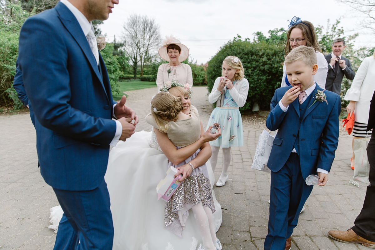 flower crown campervan pastel wedding 20