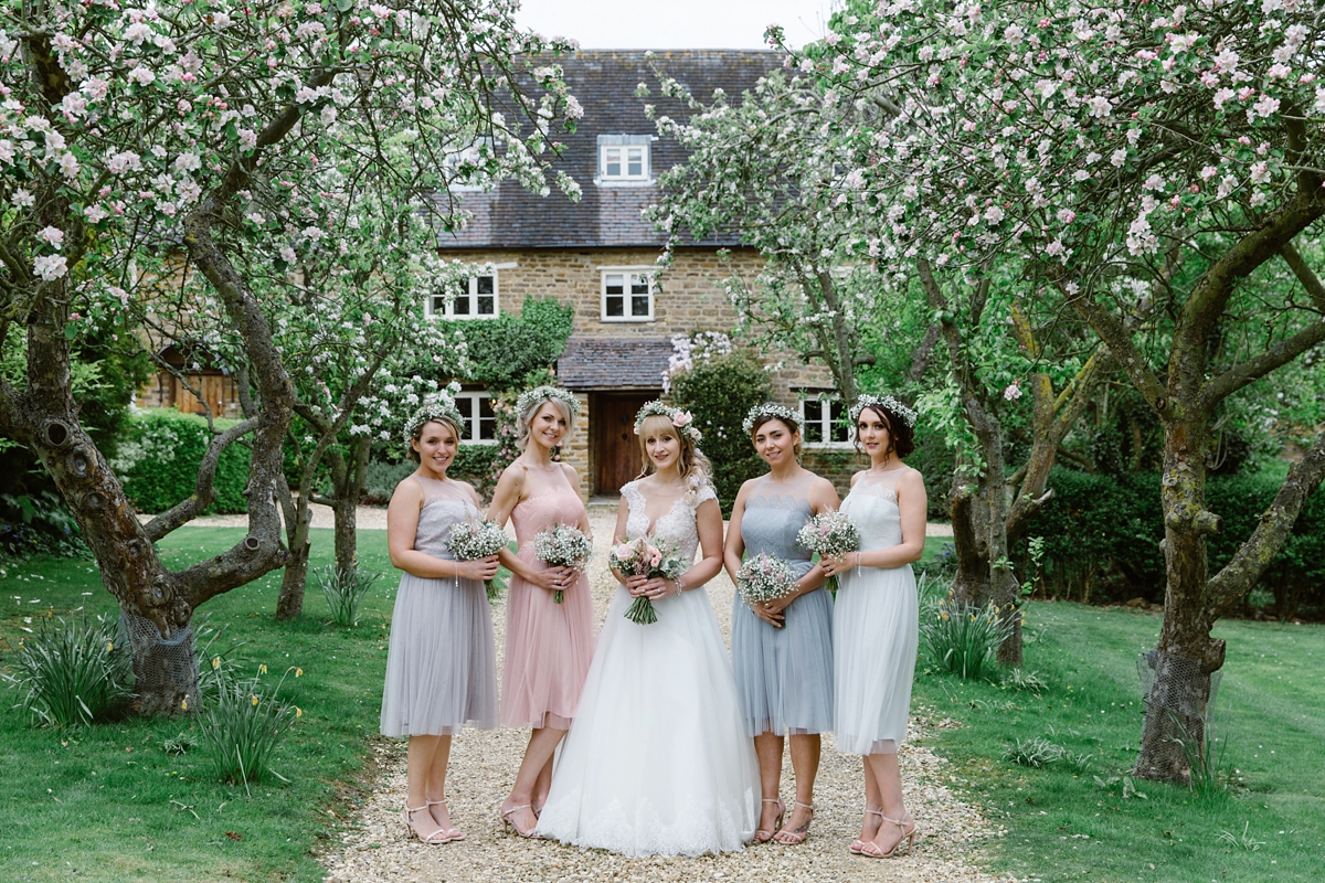 flower crown campervan pastel wedding 24