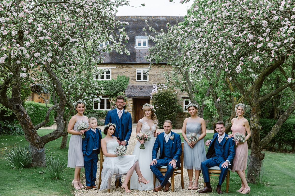 flower crown campervan pastel wedding 28