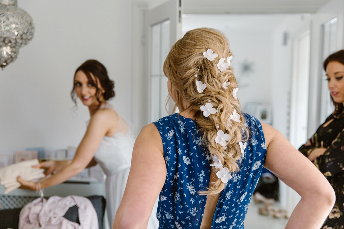 flower crown campervan pastel wedding 4