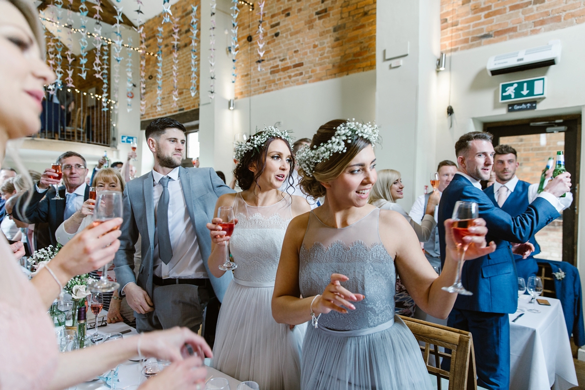 flower crown campervan pastel wedding 41