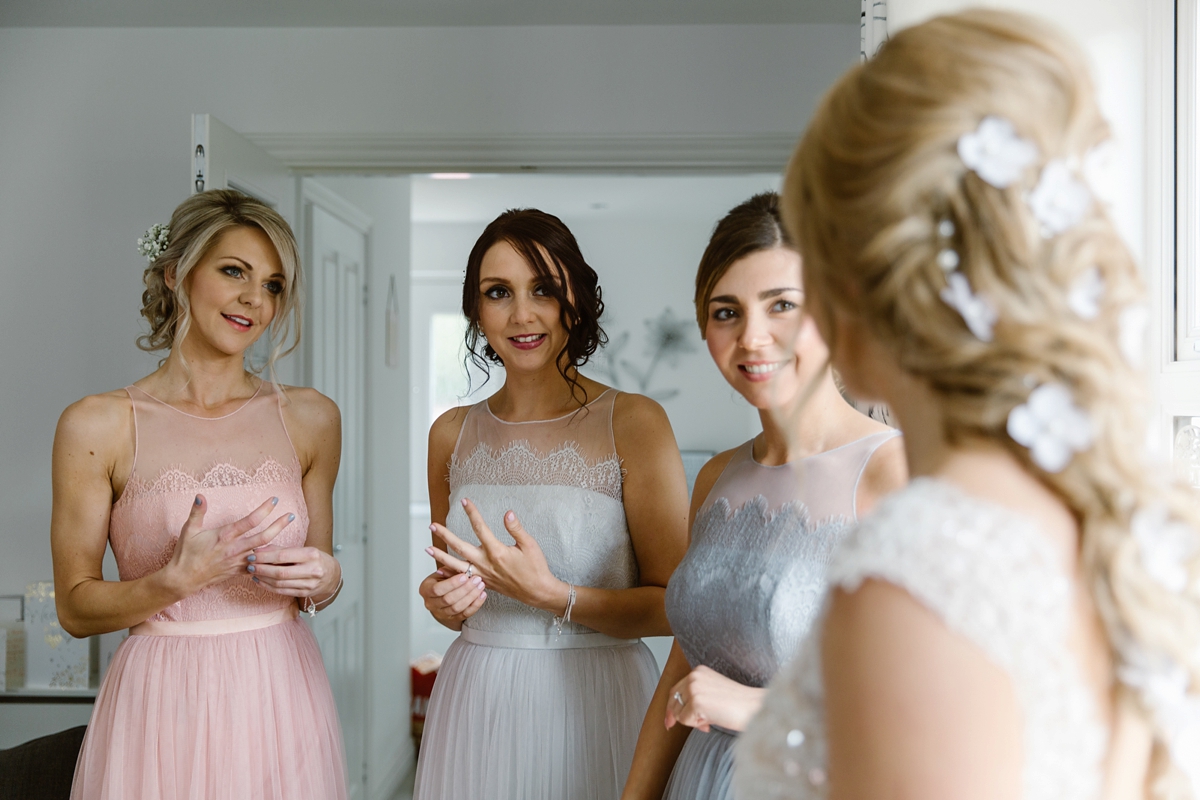 flower crown campervan pastel wedding 7