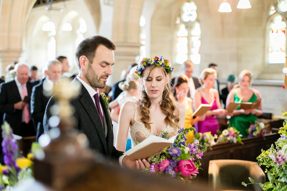 handmade countryside colourful wedding 14