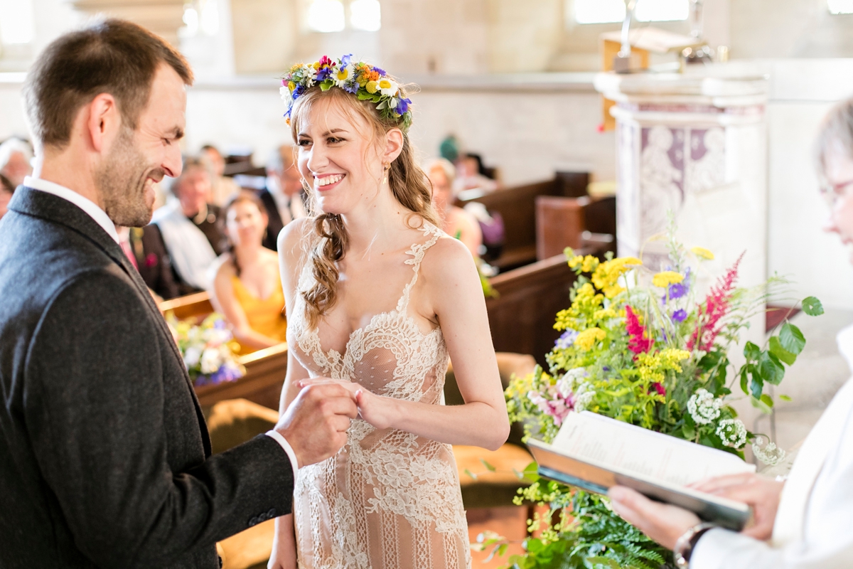 handmade countryside colourful wedding 15