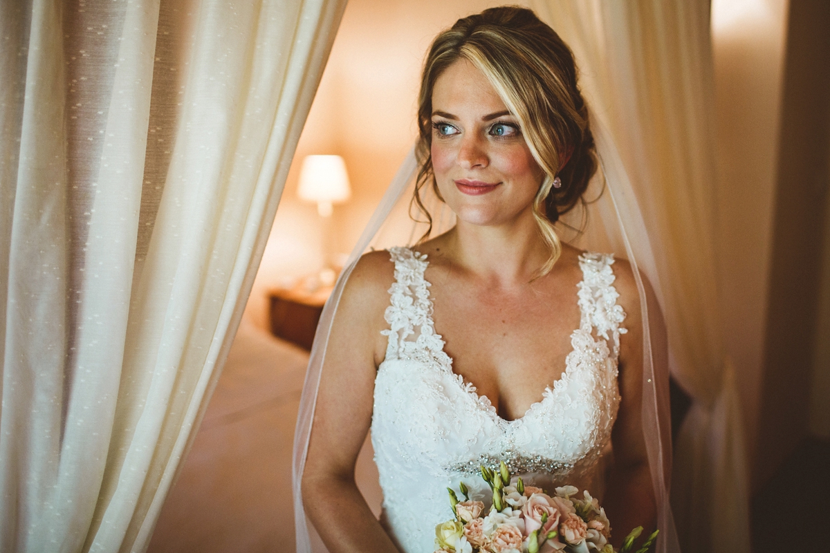 sophia tolli pink gold wedding 18