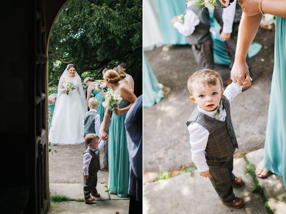 stephanie allin farmyard wedding 14 - A Lace Stephanie Allin Gown For A Farmyard Inspired Wedding stephanie allin farmyard wedding 14