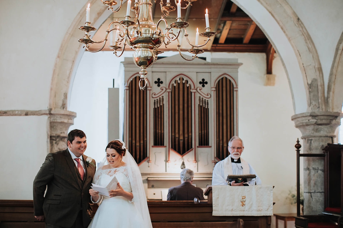 stephanie allin farmyard wedding 19 - A Lace Stephanie Allin Gown For A Farmyard Inspired Wedding stephanie allin farmyard wedding 19