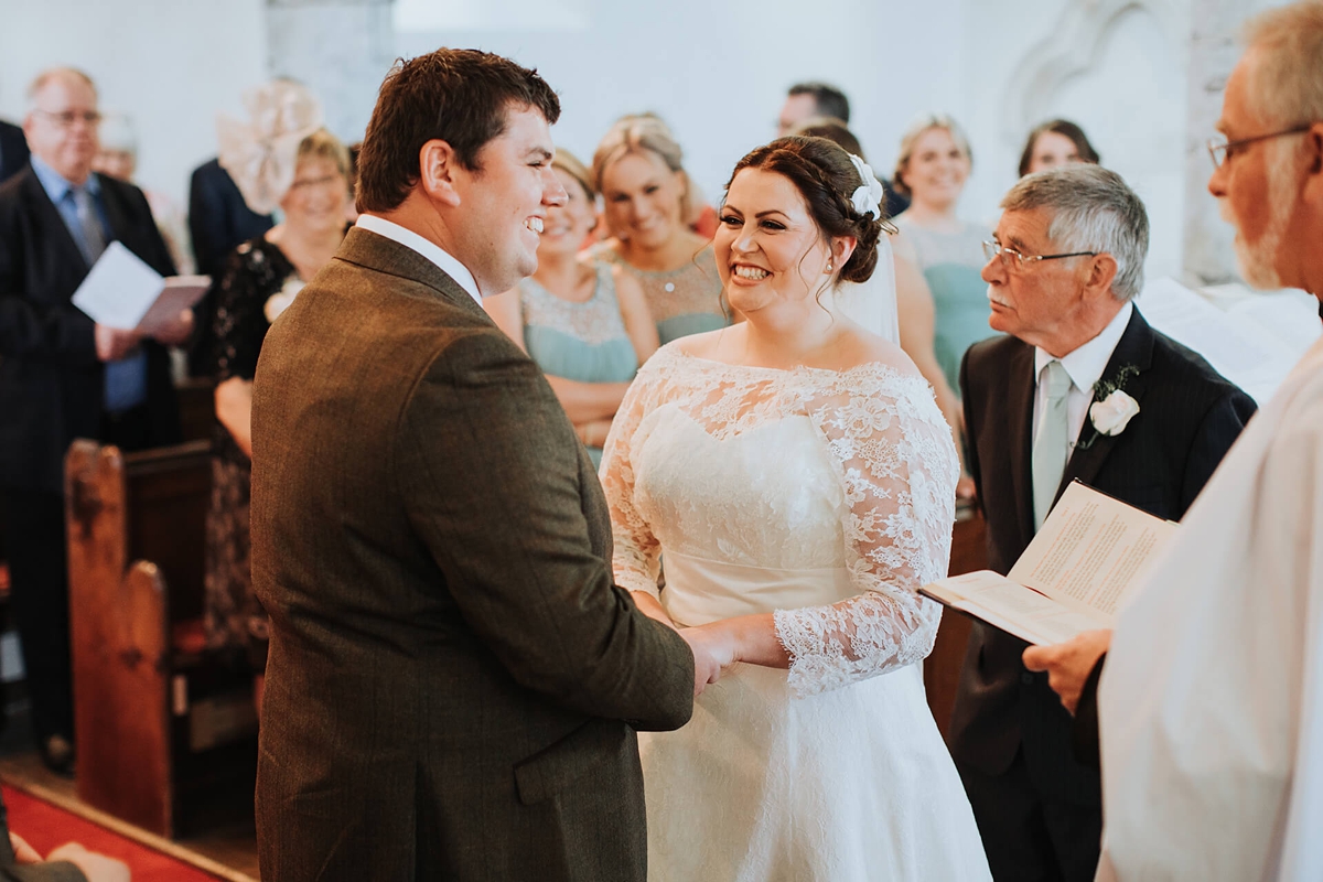 stephanie allin farmyard wedding 20 - A Lace Stephanie Allin Gown For A Farmyard Inspired Wedding stephanie allin farmyard wedding 20
