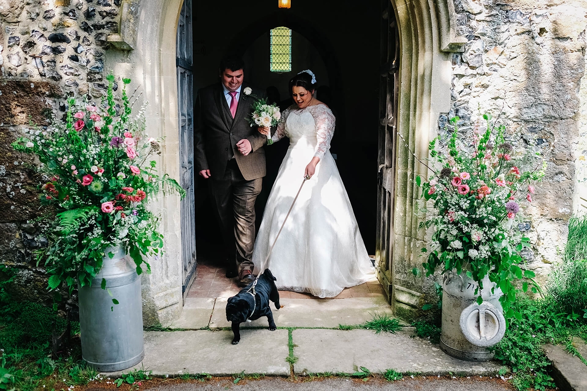 stephanie allin farmyard wedding 25 - A Lace Stephanie Allin Gown For A Farmyard Inspired Wedding stephanie allin farmyard wedding 25