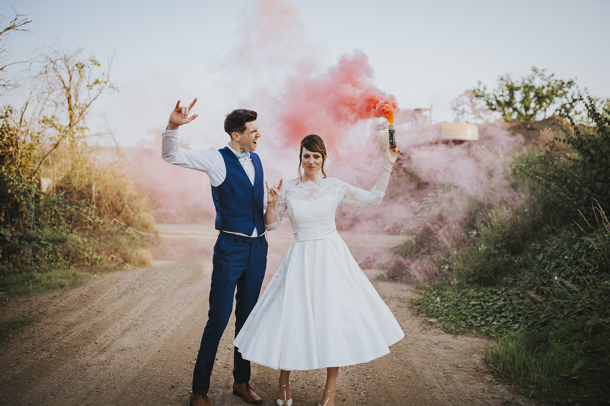 Smoke Bombs and 50's Vintage - A Delightful and Fun Afternoon Tea Inspired Wedding 70 1 740