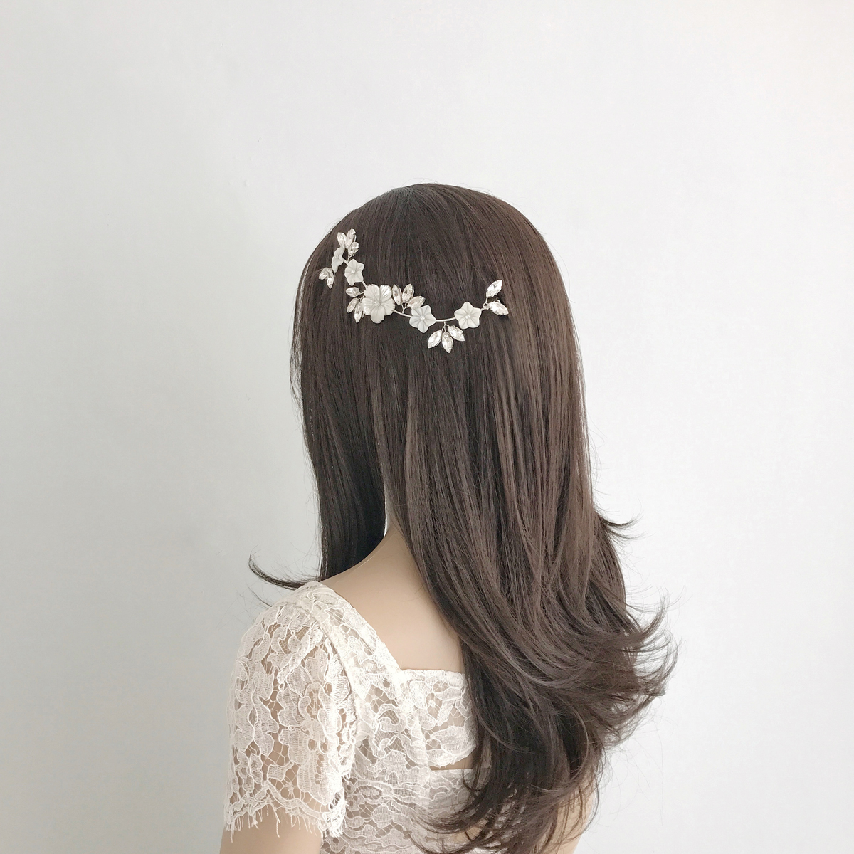 Mother of pearl sparkle hair vine Ginger - Handmade With Love – Bridal Accessories From Britten + Free Delivery On All Orders Mother of pearl sparkle hair vine Ginger