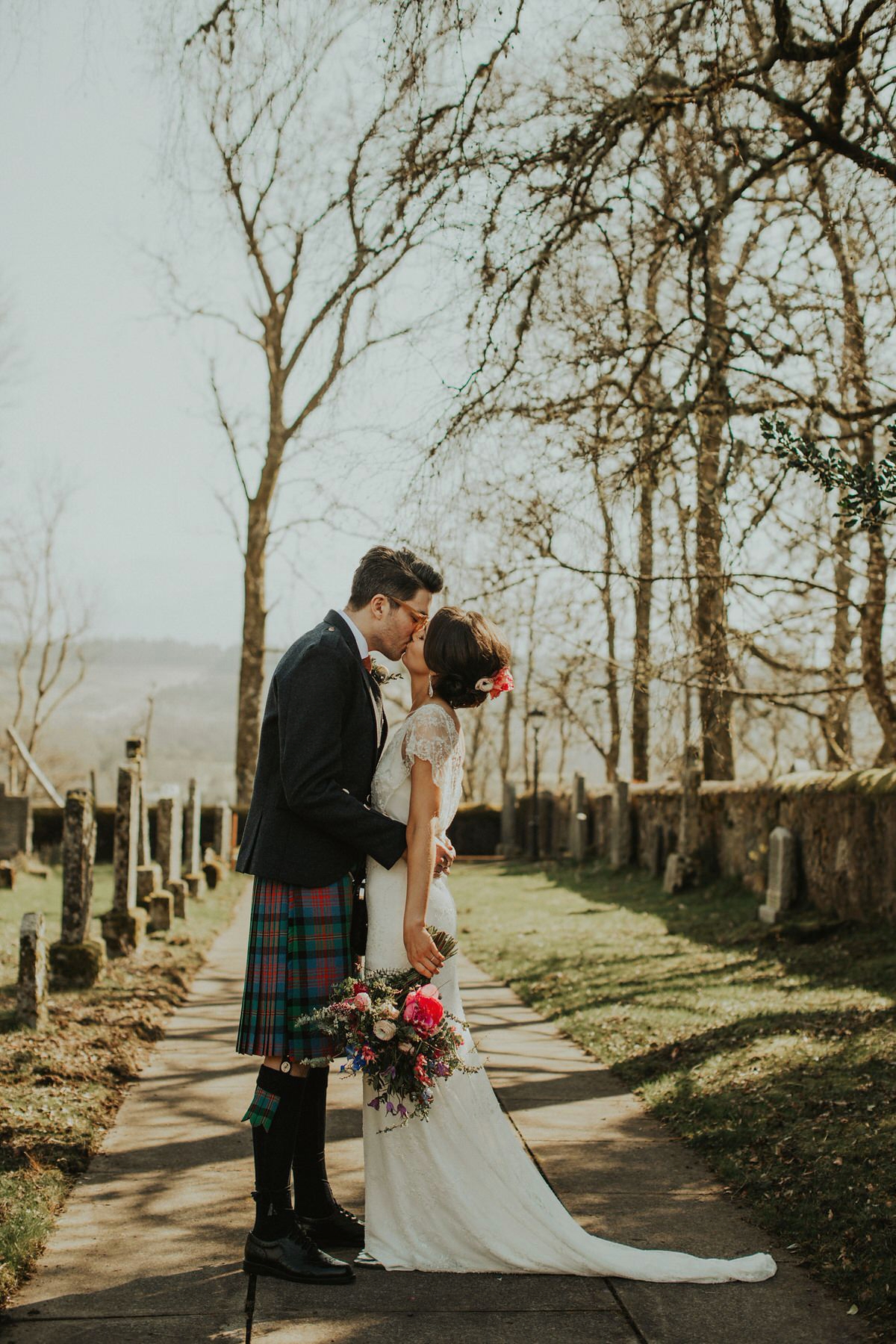 charlie brear highland wedding 27 - Charlie Brear Separates for a Springtime Highland wedding charlie brear highland wedding 27