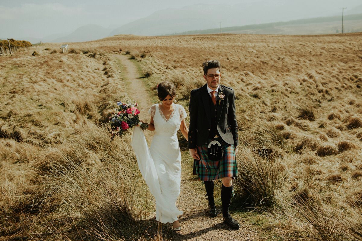 charlie brear highland wedding 28 - Charlie Brear Separates for a Springtime Highland wedding charlie brear highland wedding 28