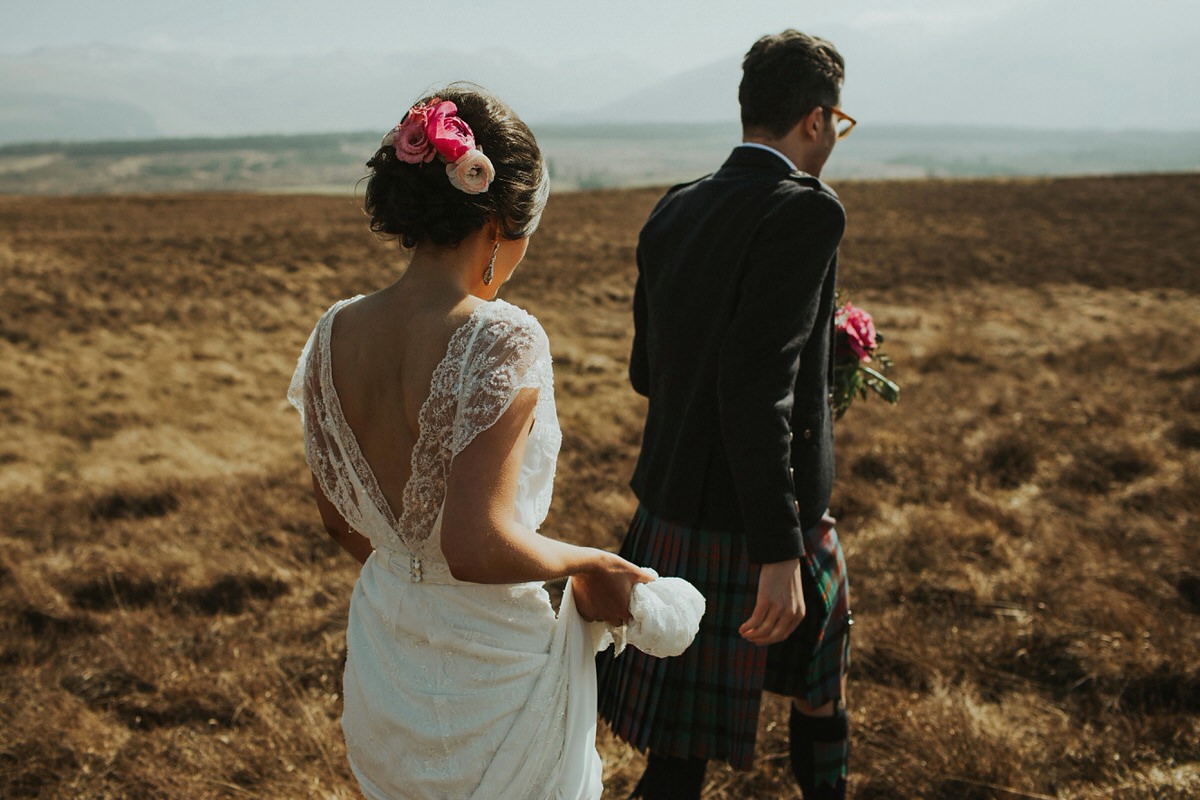 charlie brear highland wedding 29 - Charlie Brear Separates for a Springtime Highland wedding charlie brear highland wedding 29