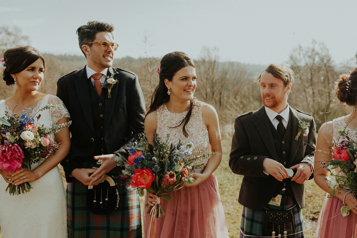 charlie brear highland wedding 34 - Charlie Brear Separates for a Springtime Highland wedding charlie brear highland wedding 34
