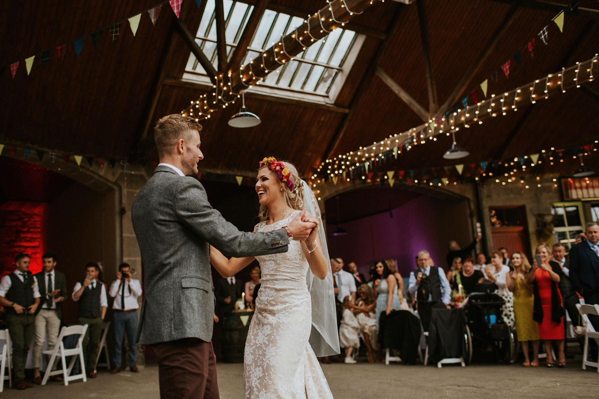 colourful fun scottish handfasting ceremony 105